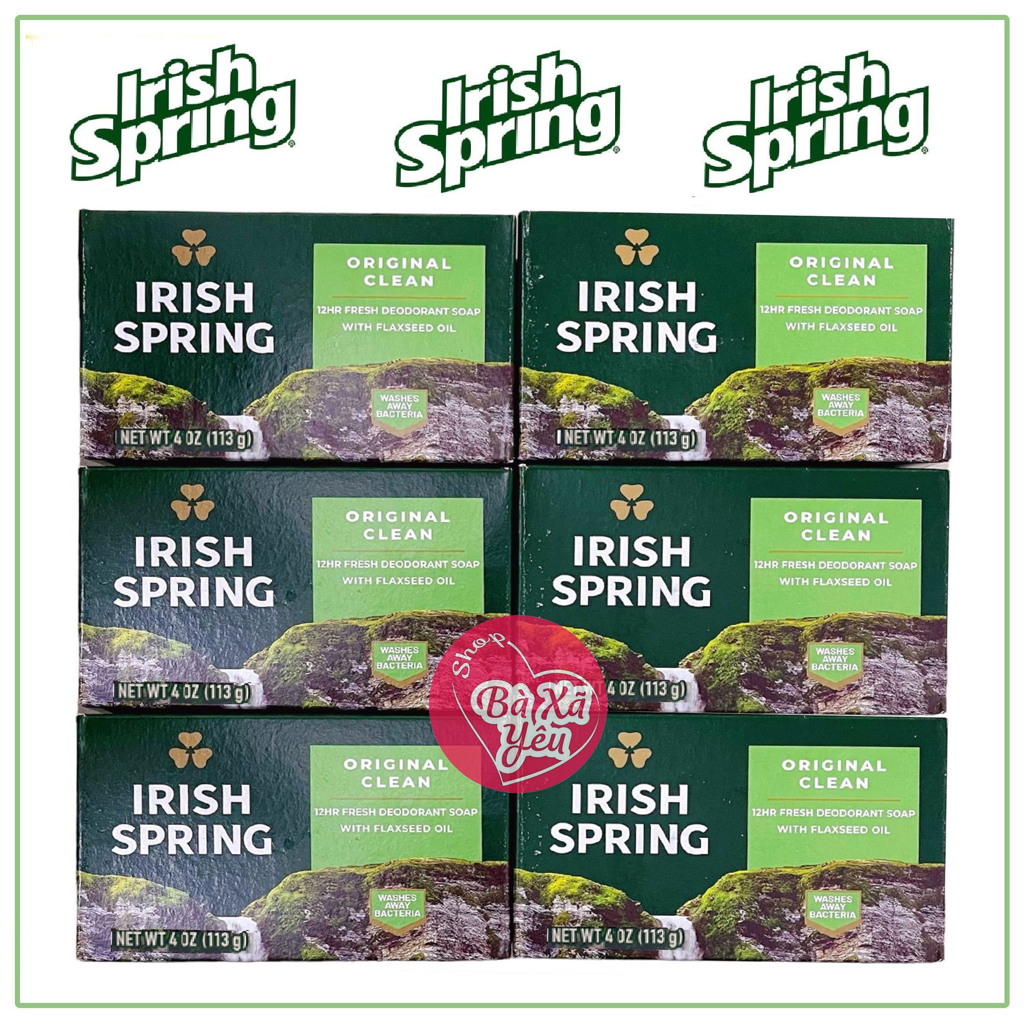 Combo 5 Cục Xà Phòng Irish Spring