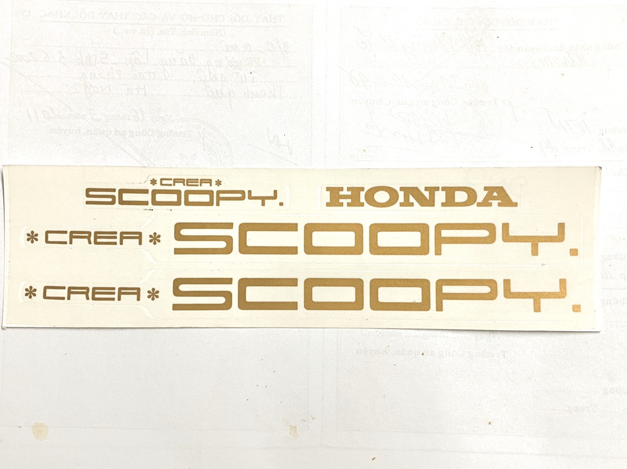 Tem Scoopy 50cc các đời