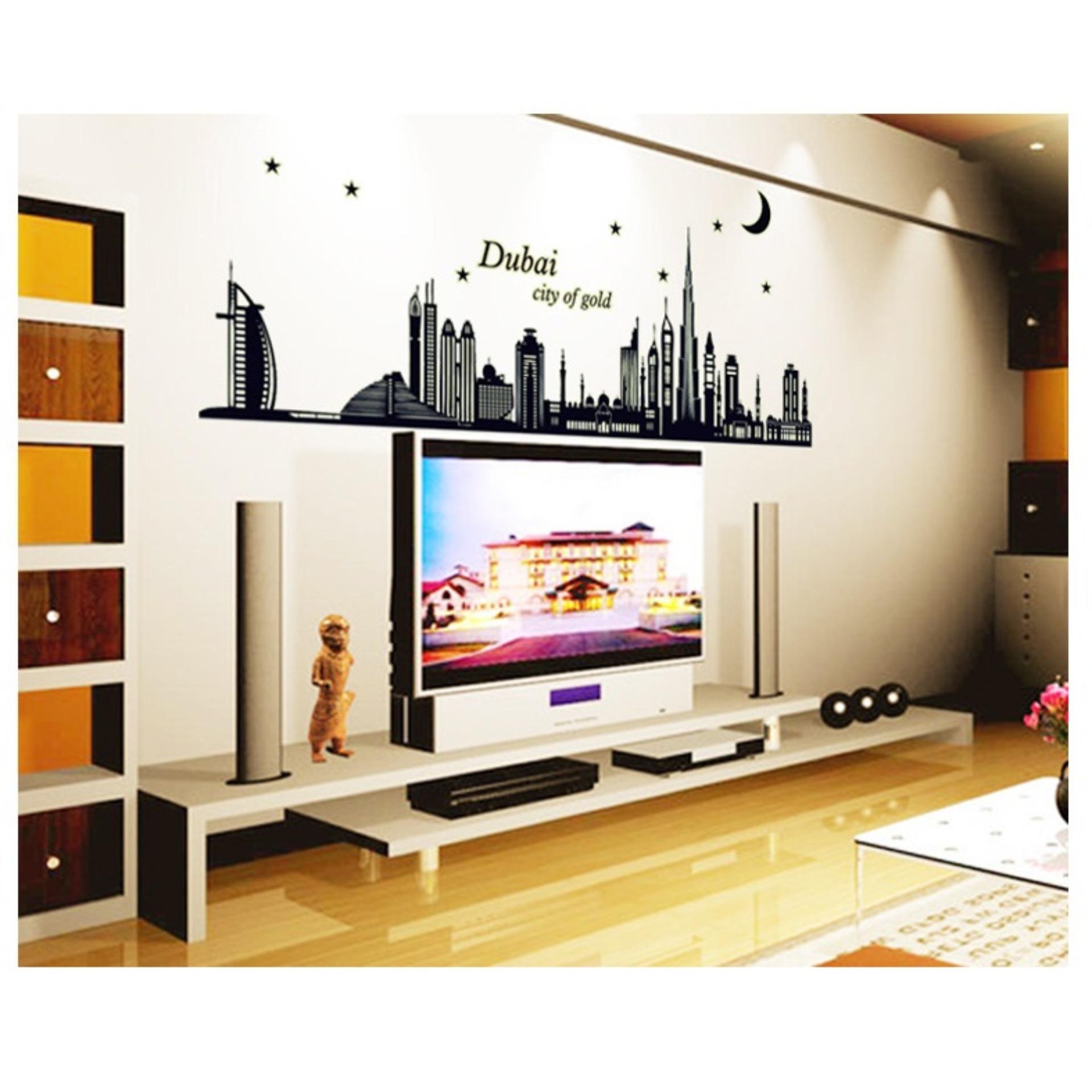 [HCM]Decal dán tường Dạ quang Dubai dạ quang siêu nét DDQ001 (55 x 165 cm)