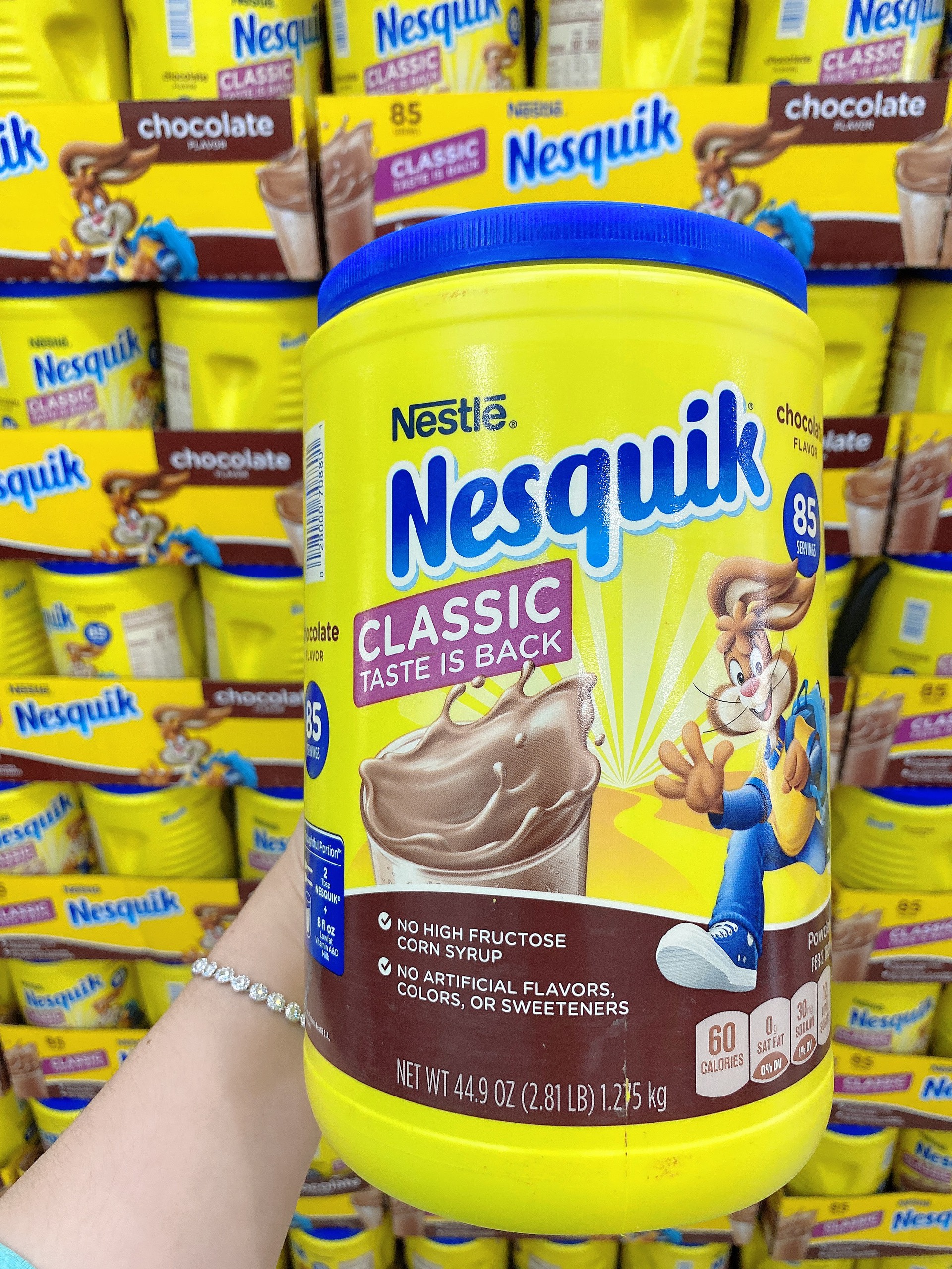 Sữa Bột Socola Nesquik 1.275kg - Mỹ date 2024