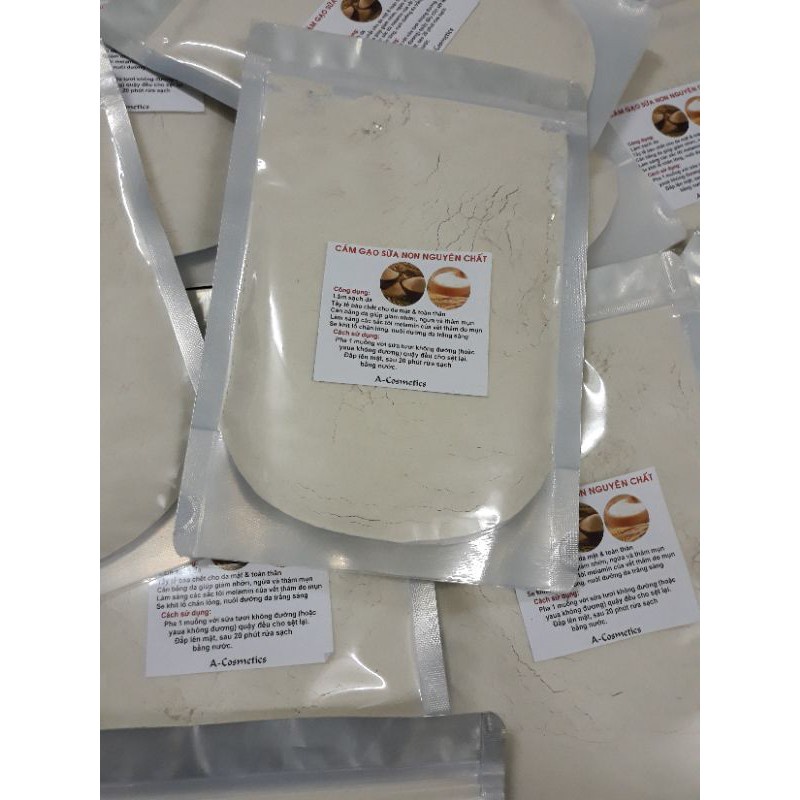 Bột cám gạo sữa non nguyên chất gói 100g