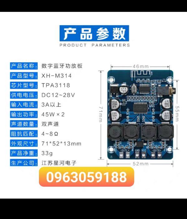 Mạch Loa Kéo Có Bluetooth - Mạch Khuyếch Đại âm thanh