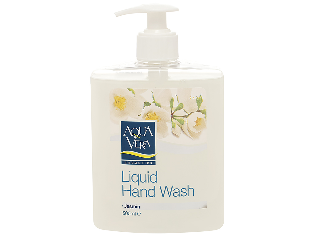 Nước rửa tay Aqua vera dưỡng chất hoa nhài 500ml