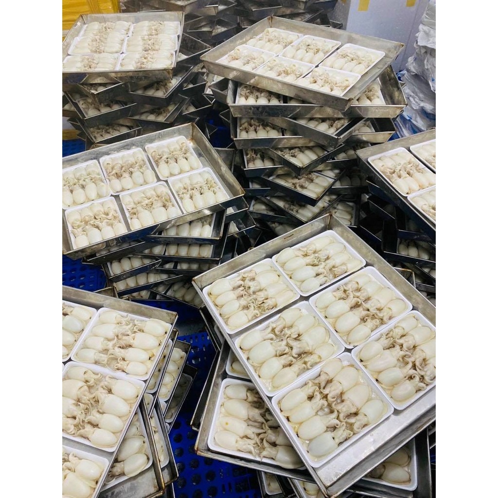 ✆  Mực Bầu 1KG ( Nang Nút)