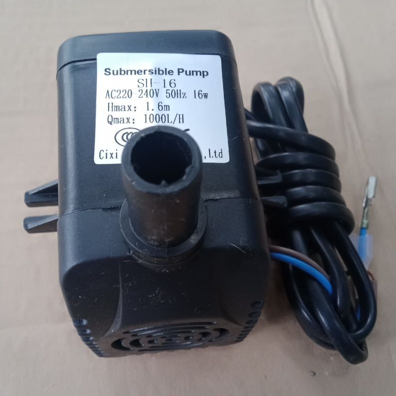 Máy bơm nước mini  16W (dùng cho bể cá,quạt hơi nước )