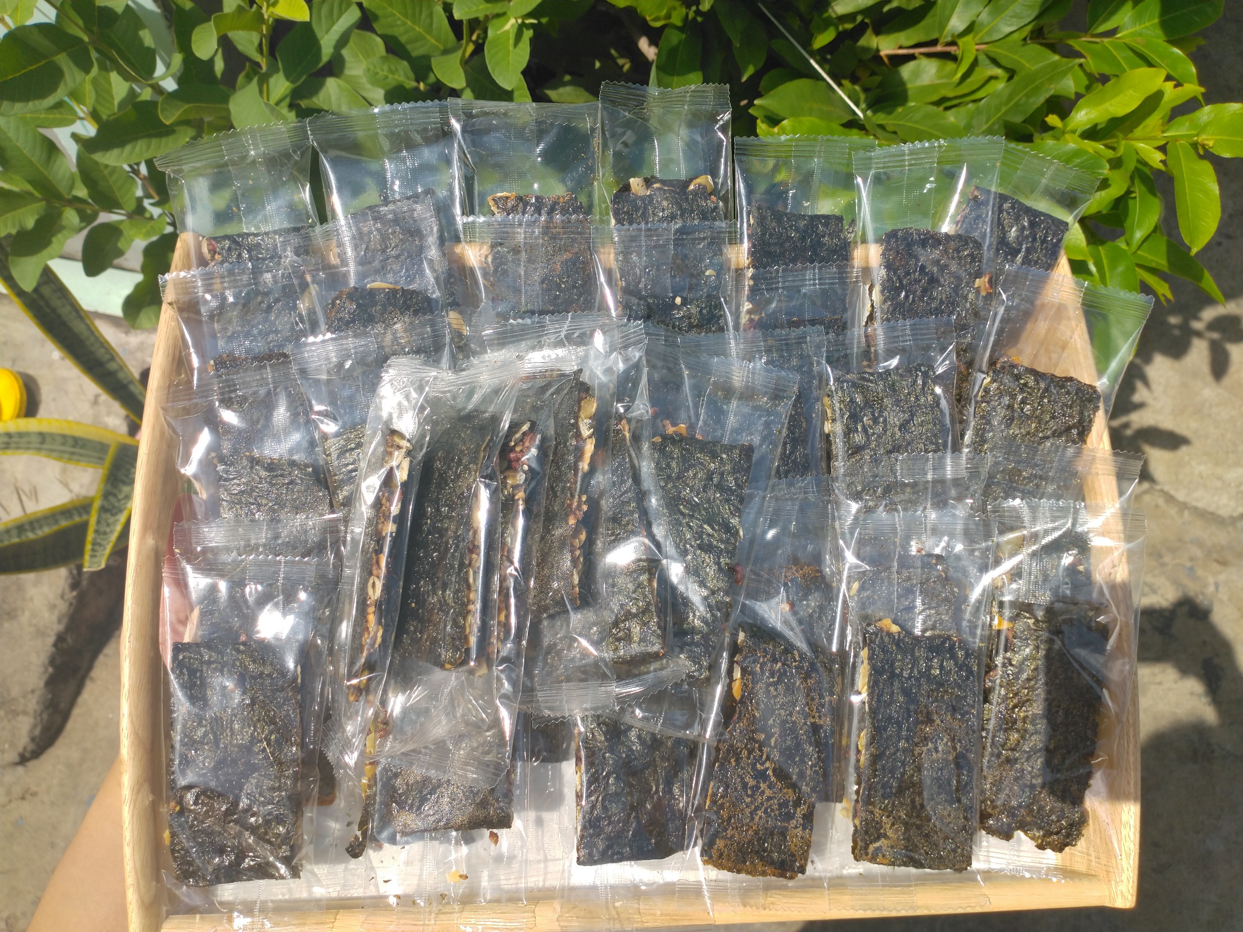 rong biển kẹp hạt 250g (vị mặn, ăn chay được)