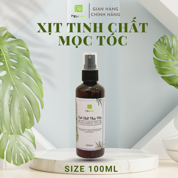 Tinh Chất Kích Mọc Tóc Gấp 5 Lần Hapu Organic Dày Tóc Mọc Tóc Nhanh Dưỡng Tóc Mềm Mại