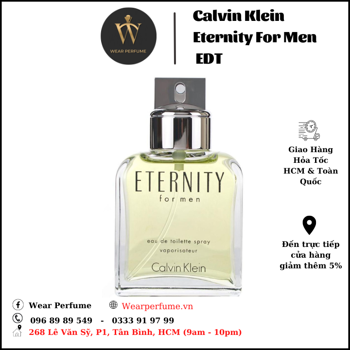 NƯỚC HOA NAM CALVIN KLEIN ENTERNITY FOR MEN EDT