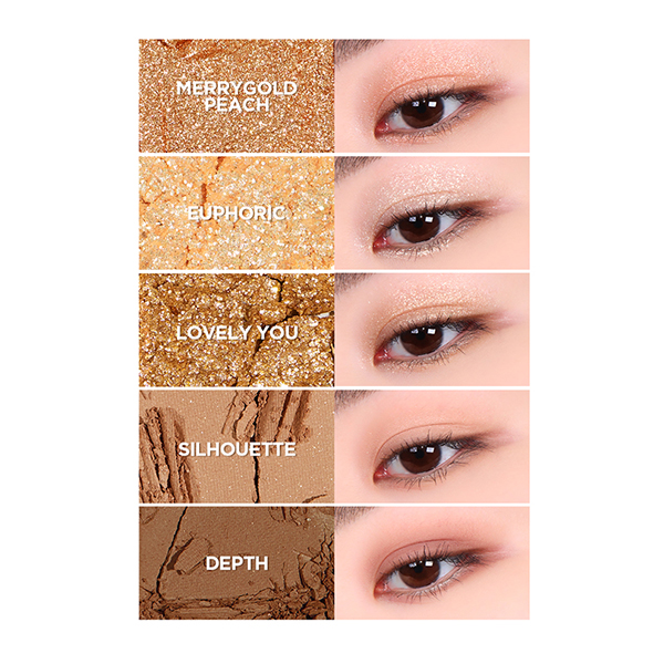 Bảng phấn mắt 9 màu KLAVUU Easy Mood Maker Shadow Palette 7.8g