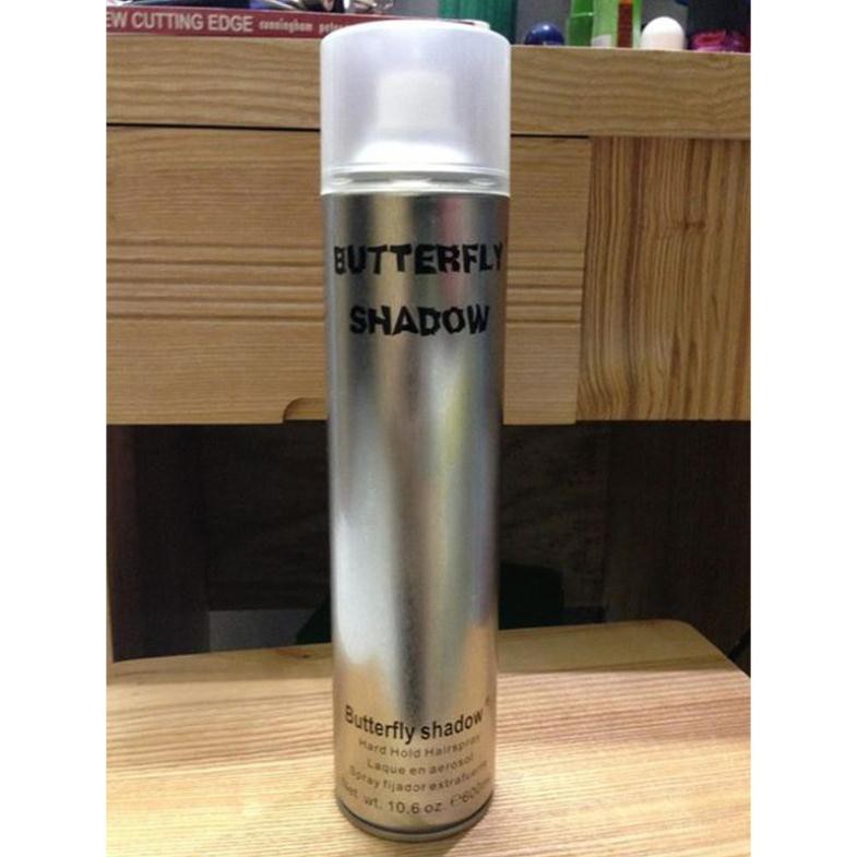 [RẺ VÔ ĐỊCH] [HÀNG SIÊU CHẤT LƯỢNG]Gôm Bạc Buterfly Shadow tạo kiểu tóc 600ml (Hàng loại 1)