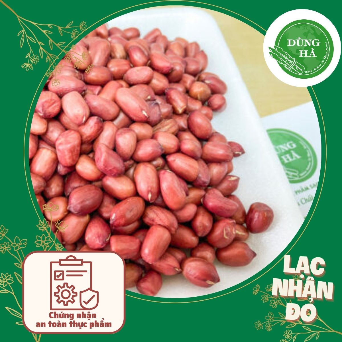 Lạc nhân đỏ (Đậu phộng đỏ) thơm ngon đậm đà - Đảm Bảo Chất Lượng