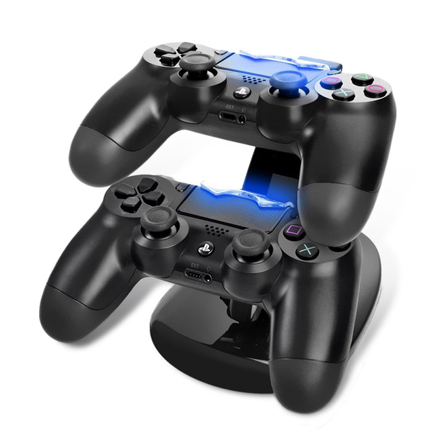Đế sạc tay Ps4 có cáp sạc - sạc cùng 1 lúc 2 tay cầm - Ps4 controller