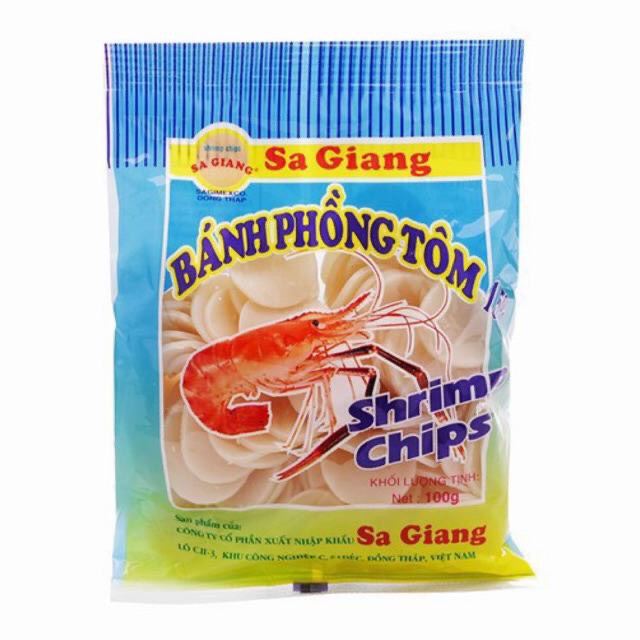Bánh Phồng Tôm Sa Giang Gói 100g-200G