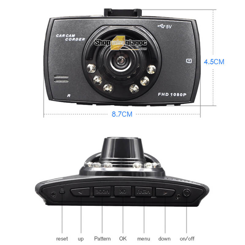 Camera Hành Trình G30 HD 1080P
