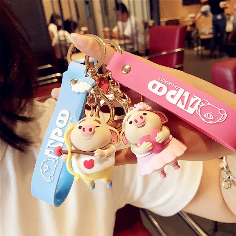 [HCM]Móc khóa cặp con heo tình yêu tiktok