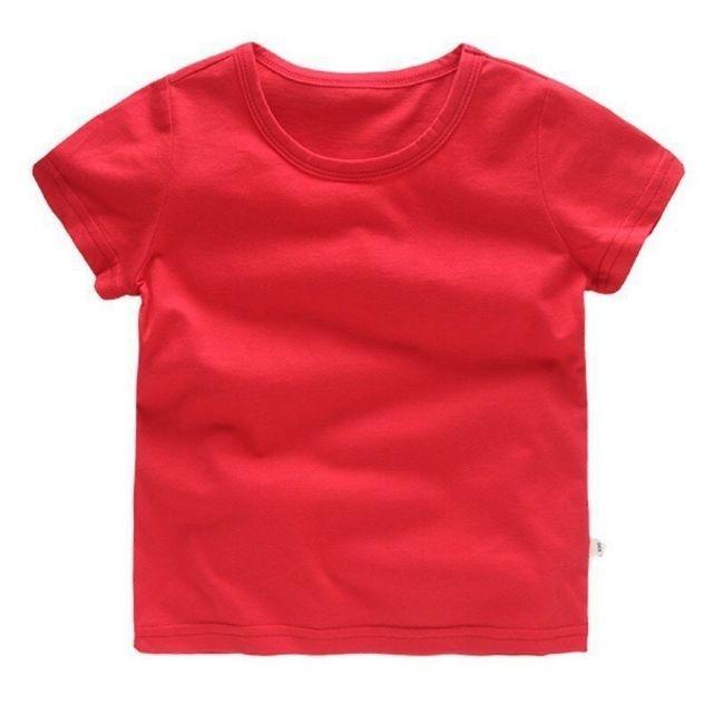 Áo thun cổ tròn cho bé