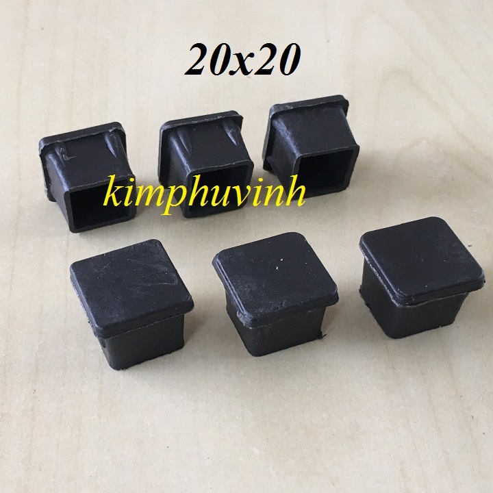 10 CÁI - NẮP CHỤP SẮT HỘP - NÚT BỊT NHỰA SẮT HỘP - BỊT NHỰA ĐẦU SẮT HỘP