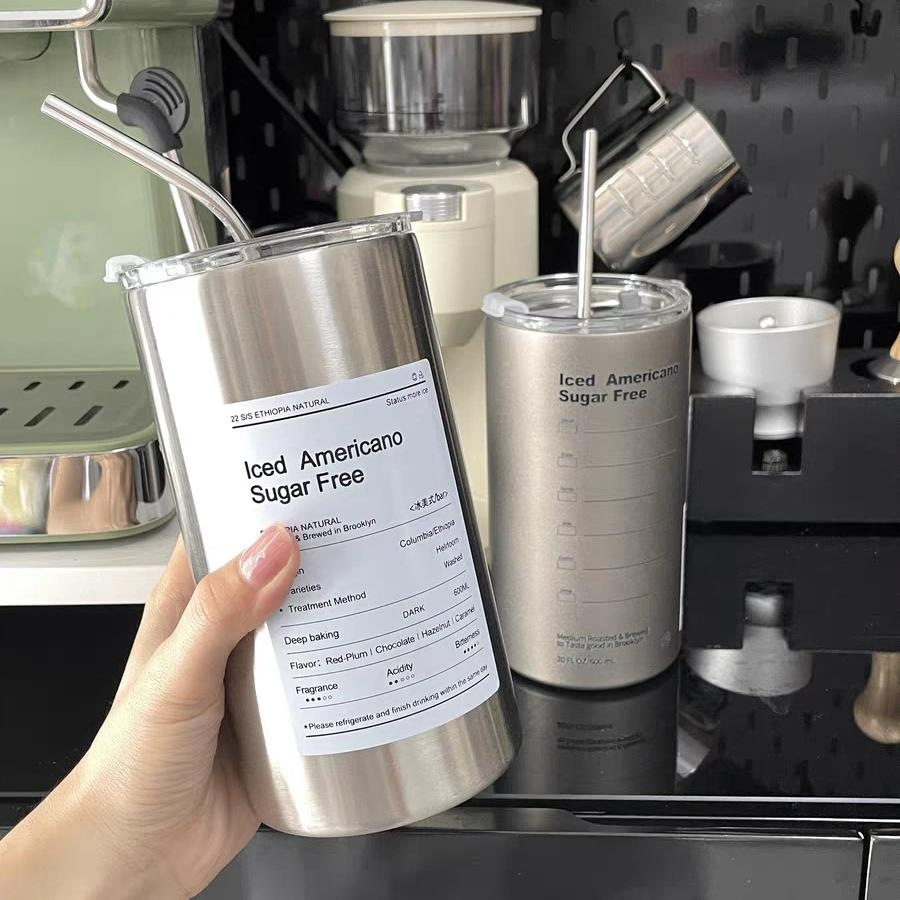 Bình Giữ Nhiệt Inox 304 CHÍNH HÃNG Dung Tích 600ml Có Tặng Kèm Ống Hút, Giữ Nhiệt 8 - 10 Tiếng Thiết Kế Sang Trọng, Có Nắp Chống Tràn Bình, Giữ Nhiệt Bình Nước, Giữ Nóng Lạnh Lâu, Binhgiữ nhiệt