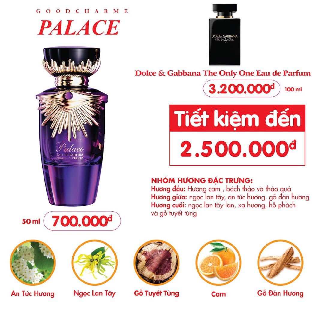 Nước Hoa Nữ Good Charme Palace 50ml