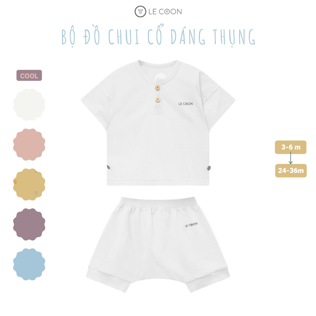 LE COON | Bộ Đồ Chui Cổ Dáng Thụng | COOL