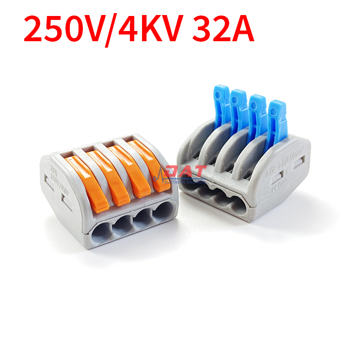 Cút Đầu Nối Dây Điện 4 Lỗ PCT-214