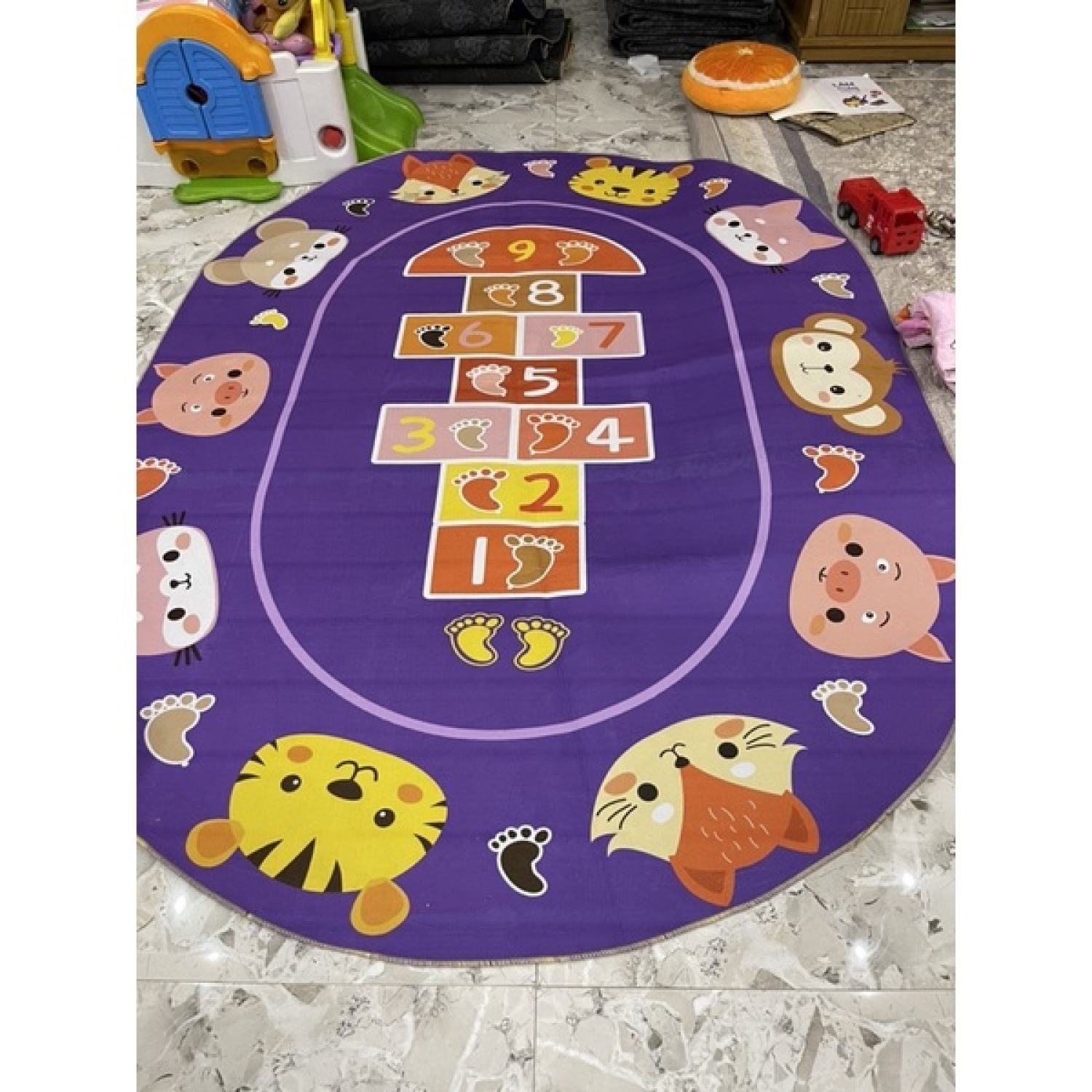 Thảm circle Montessori cao cấp kích thước 1.6mx2m20 và 2m*3m