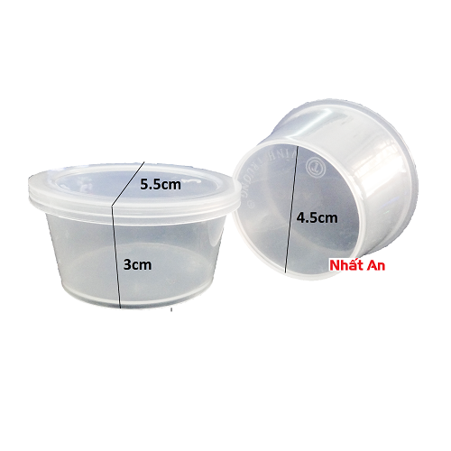 [HCM]Hủ nhựa đựng bánh flan số 3 (1 bịch 50 hủ)