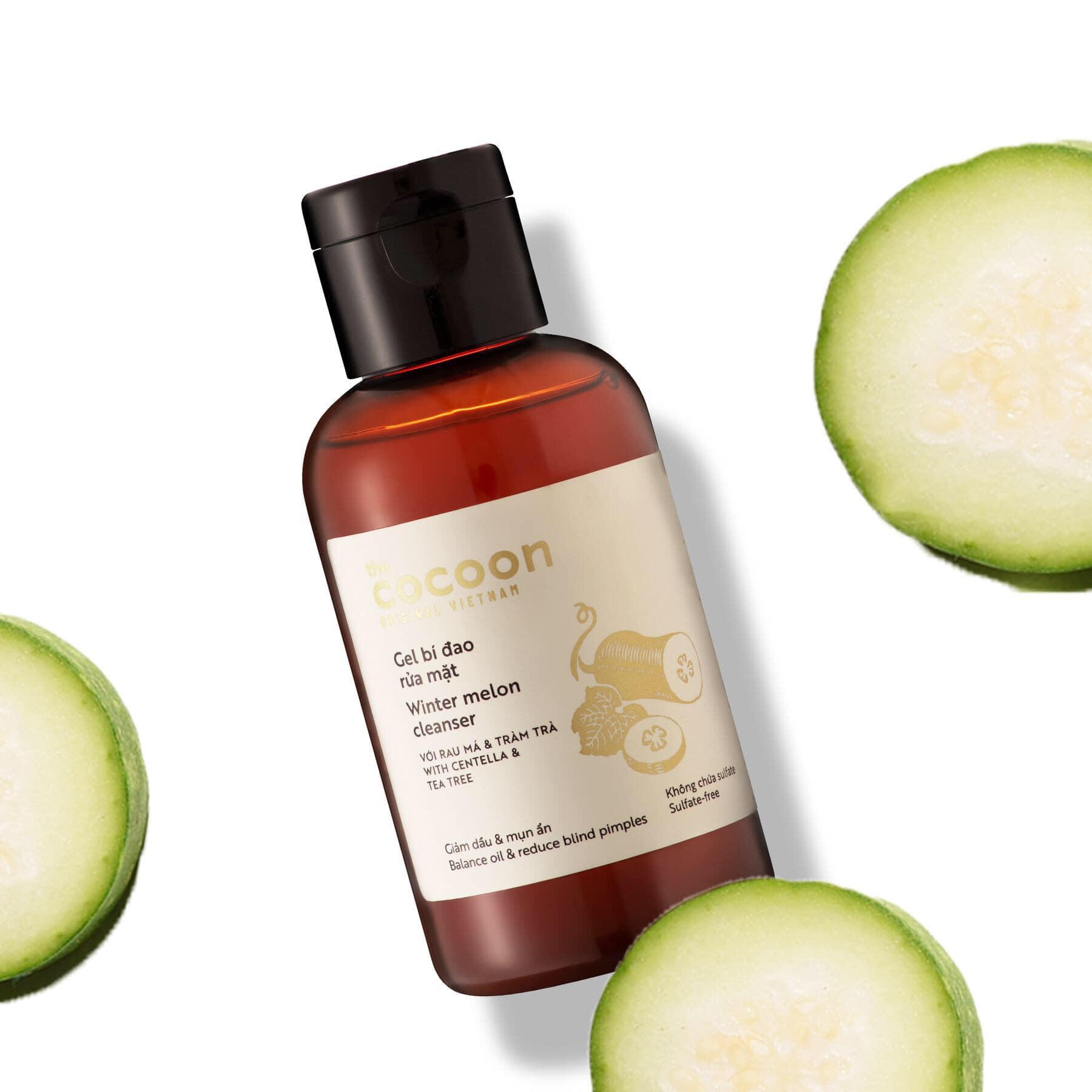 Gel rửa mặt bí đao Cocoon (Winter melon cleanser) 140ml BA TU SHOP