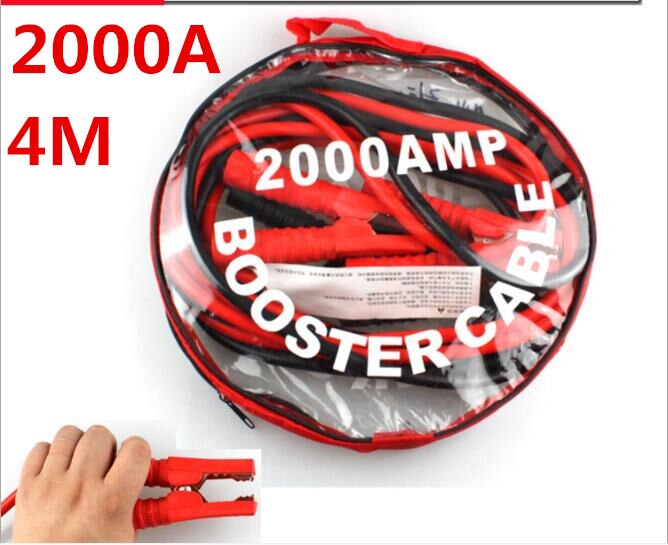 Dài 4 mét mỗi sợi bộ dây kích ắc - quy 2000amp khẩn cấp cho ô tô dây câu bình ắc quy oto