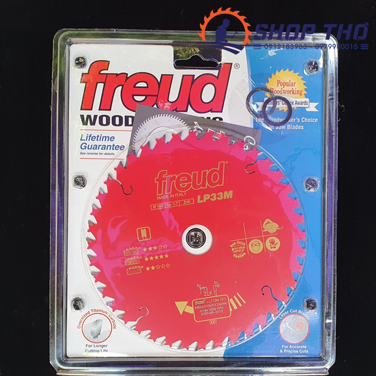 Lưỡi cưa Freud Pro đường kính 182mm cốt 25.4mm