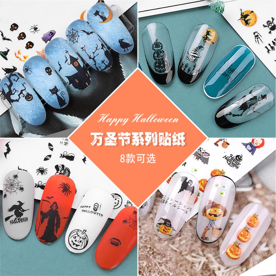 [HCM]Nail sticker dán móng Halloween