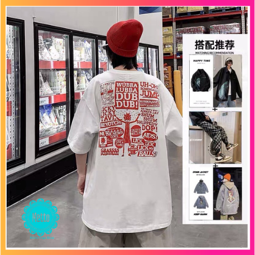 Áo thun cotton, áo thun unisex tay lỡ