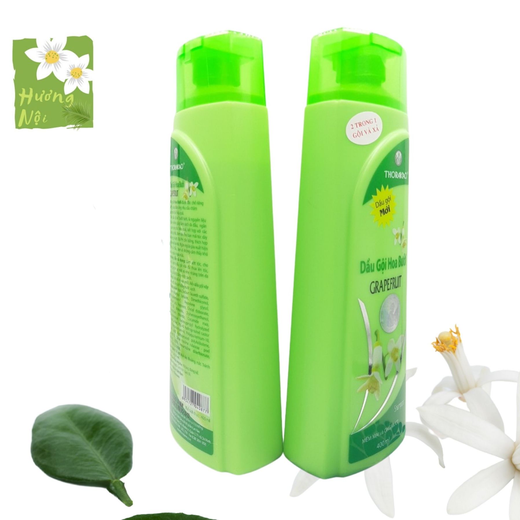 Dầu gội hoa bưởi 2in1 Thorakao 400ml