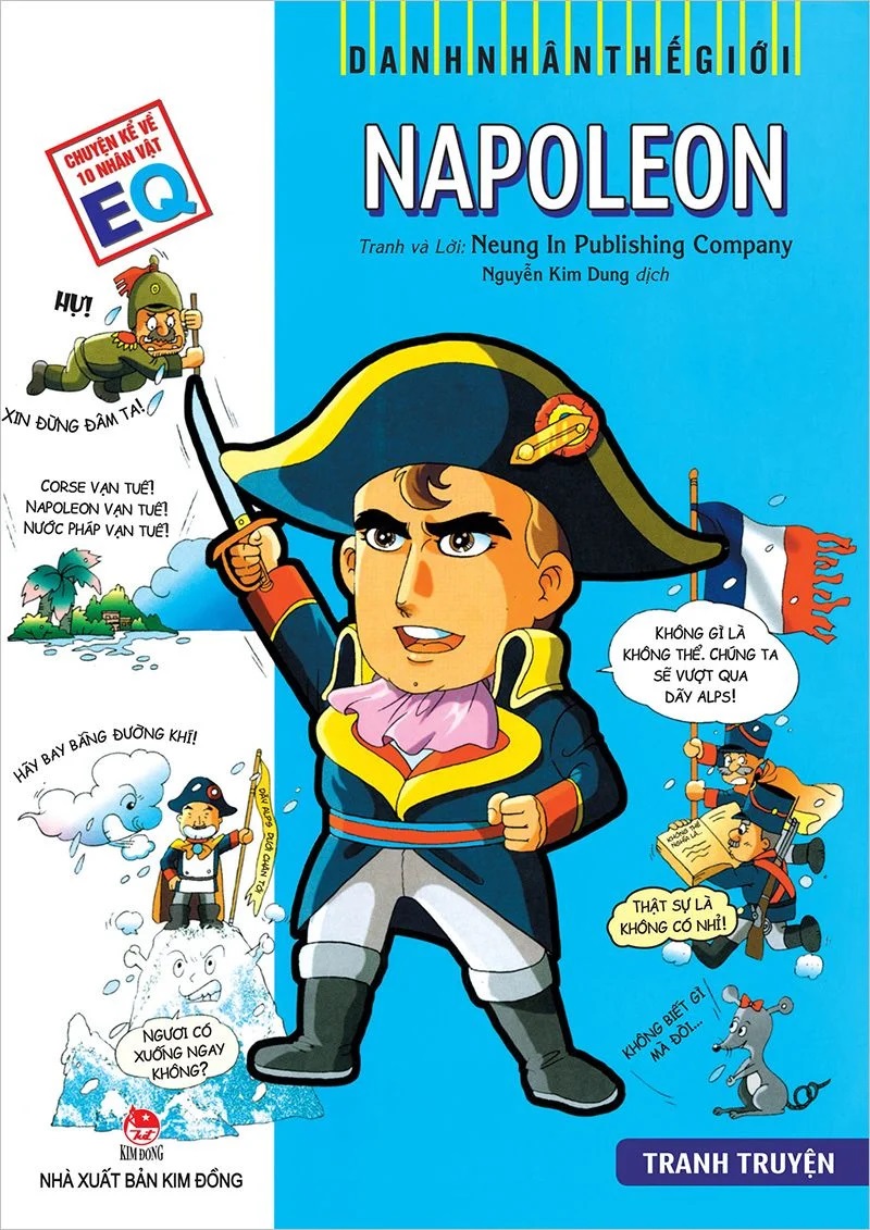 Truyện tranh - Danh nhân thế giới - Newton, Nobel, Fabre, Lincoln, Marie Curie, Napoleon, Einstein, Edison, Helen, Schweitzer