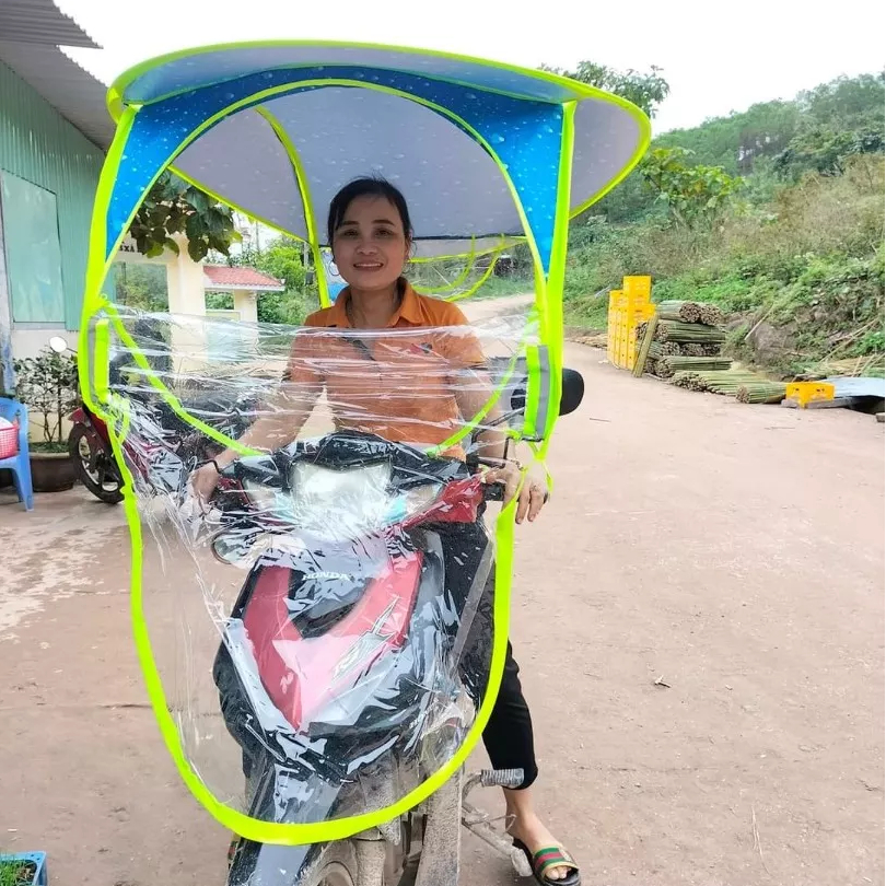 Mái che xe máy di động