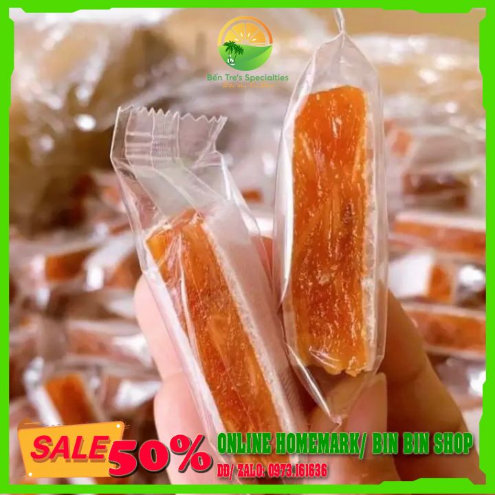 [1Kg] Kẹo khóm mít dừa non - đồ ăn vặt