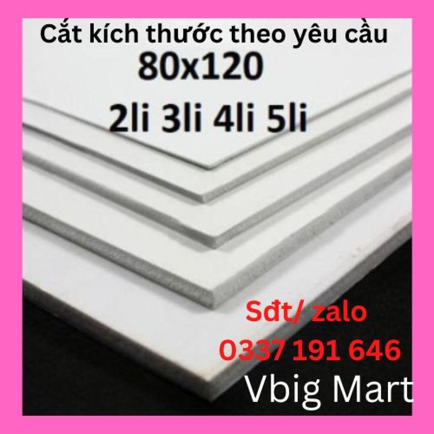 (Siêu RẺ) Bìa mô hình - 80x120 2mm 3mm 4mm 5mm (Bìa làm handmade, Formex 2li 3li 4li 5li, Fomex 2ly 3ly 4ly 5ly, Foam)