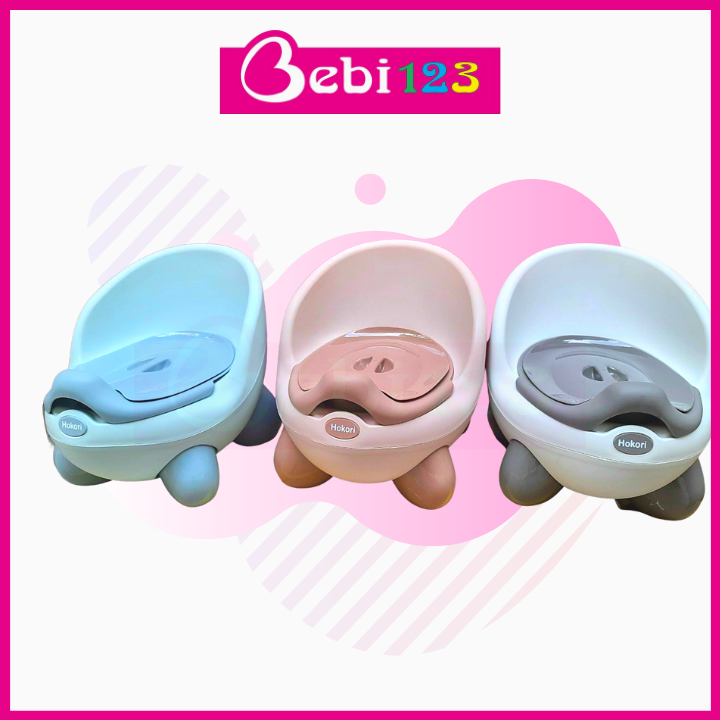 Bô vệ sinh Hokori mẫu mới 3 màu cho bé