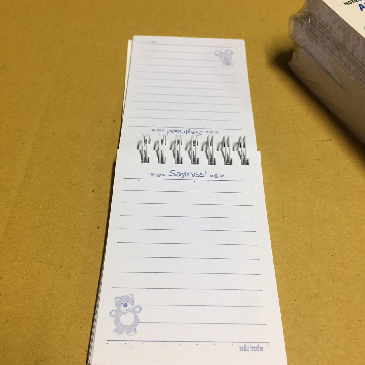 Sổ lò xo A7 hải tiến - 200 trang