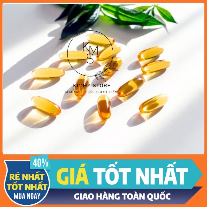 [HCM]Combo 5 viên e dưỡng vàng chộn kem