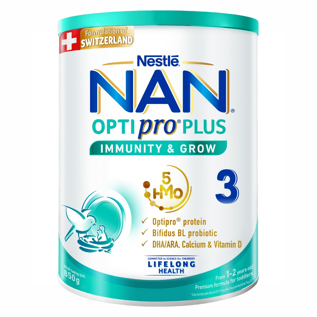 Sữa Nan Optipro 3 900g HSD 12-2024 Cấn Nhẹ