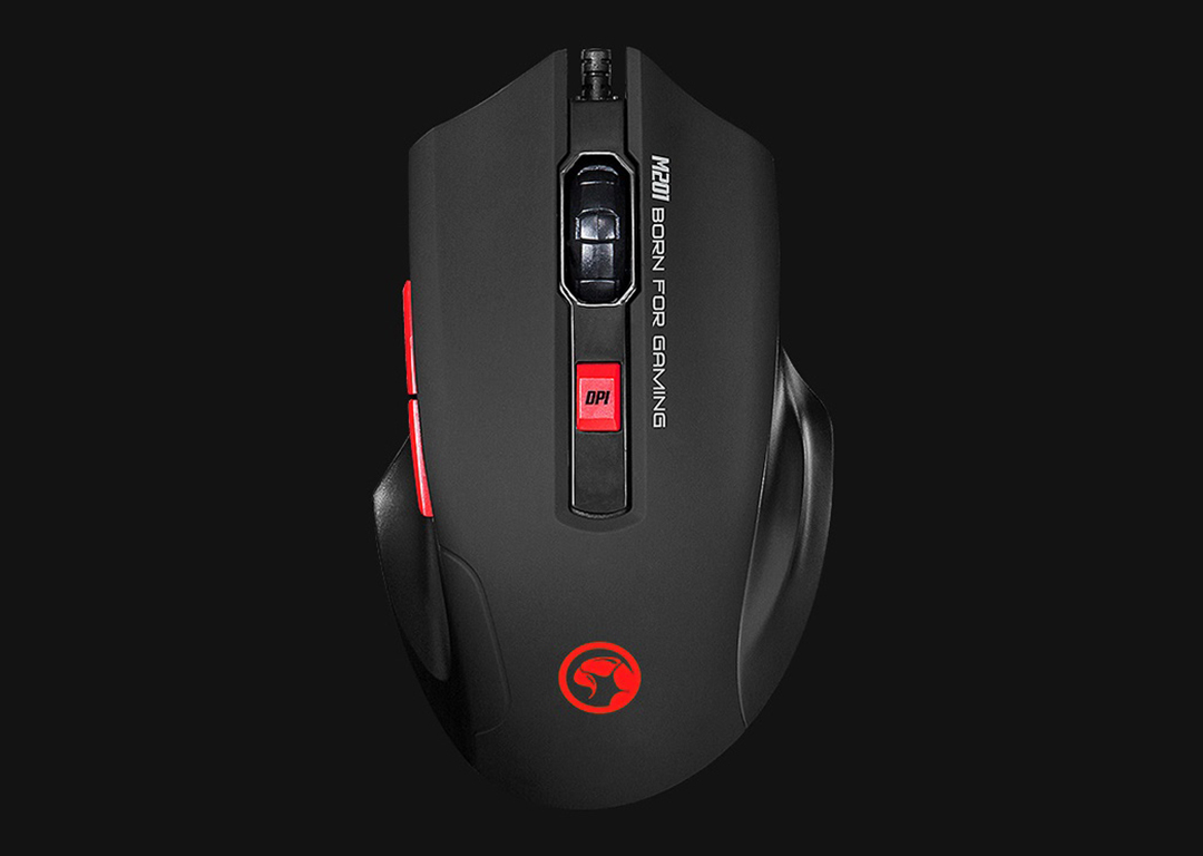 Mouse Marvo M320 đen LED