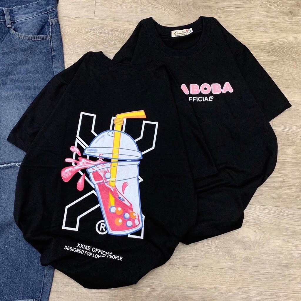 [HCM]Áo Thun Nữ Nam Form Rộng Hàn Quốc In Hình TÍN ĐỒ TRÀ SỮA Vải Mịn Thoáng Mát Thiết Kế Thời Trang Kiểu Dáng Năng Động Trẻ Trung MS009