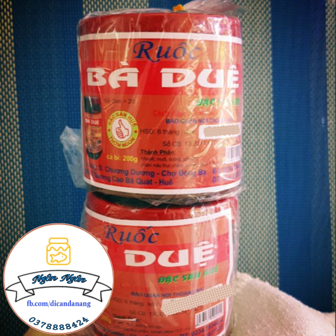 [HCM]Mắm ruốc Bà Duệ hủ 200g