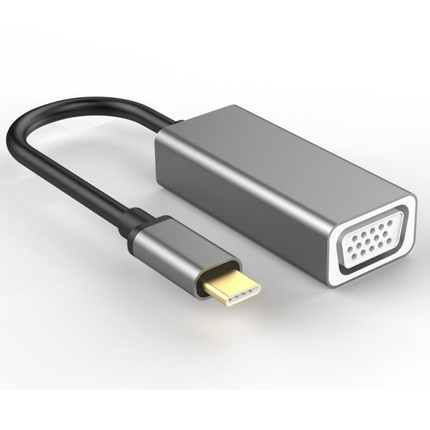 Cáp chuyển đổi usb chuẩn usb3.1 type-c sang vga