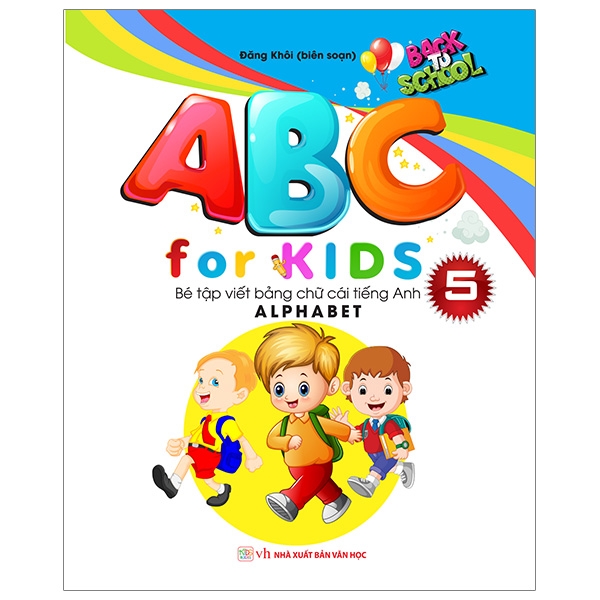 Fahasa - Abc For Kids - Quyển 5 - Bé Tập Viết Bảng Chữ Cái Tiếng Anh Alphabet