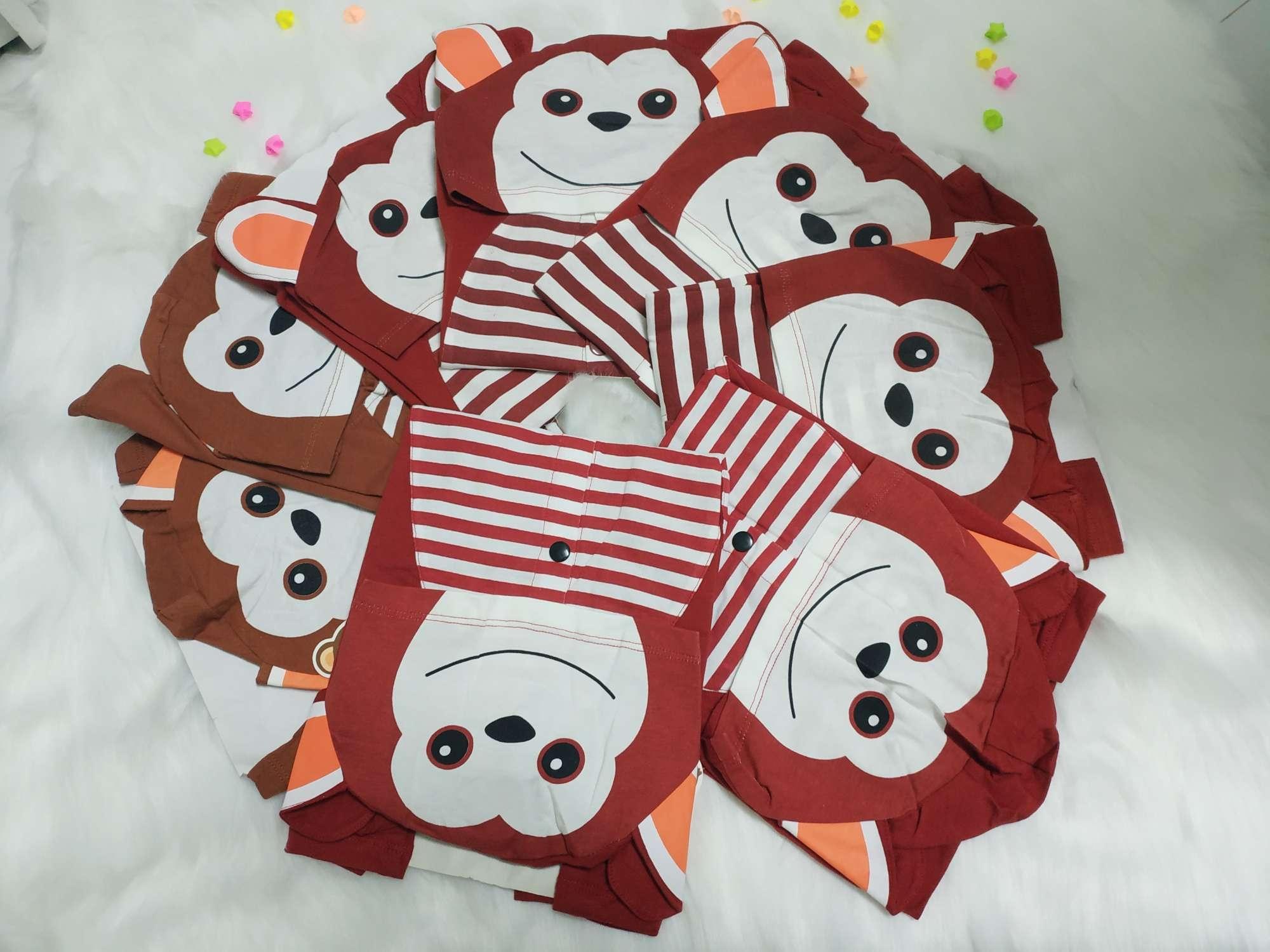 Body hình thú - Khỉ nâu 100% cotton