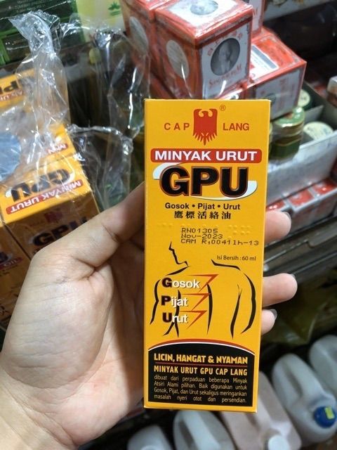 Dầu gừng CPU massage Thái Lan