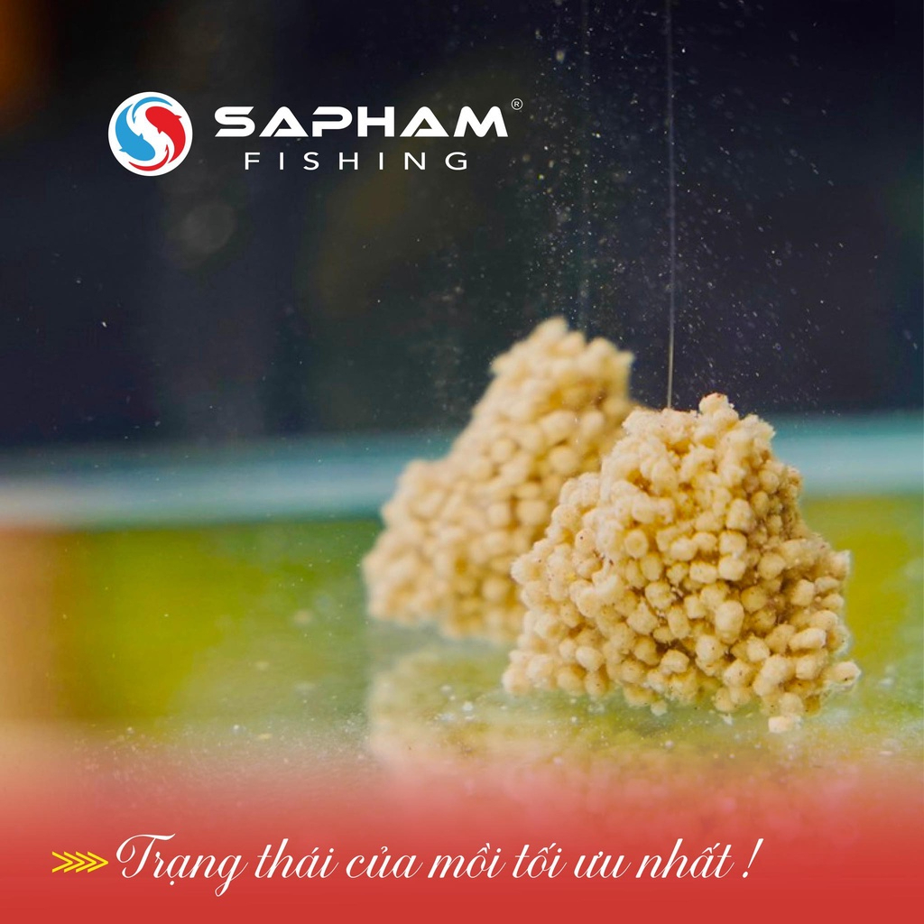 Mồi câu cá Chép Hạt Sapham dạng hạt mồi nhẹ gói 500gr