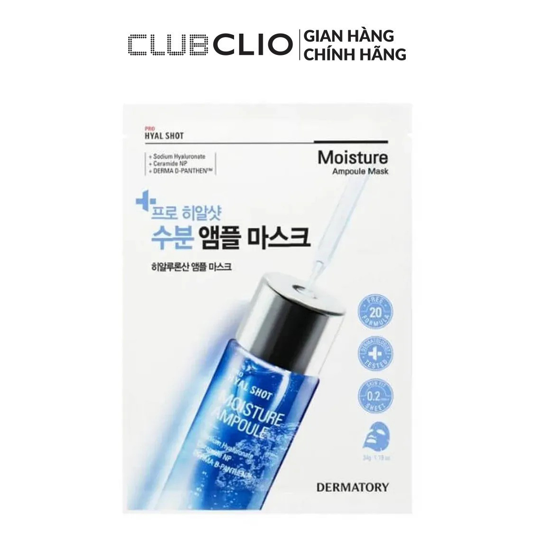 (Quà tặng) Combo 3 Mặt Nạ Giấy Goodal & Dermatory Cấp Ẩm, Làm Dịu Da